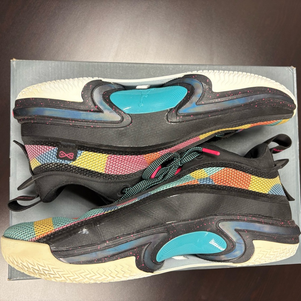Air Jordan Nike Multicolor Sneakers w/Air Zoom Technology Size 14 - Picture 5 of 14